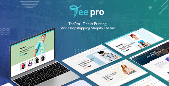 TEEPRO 1.1.0 - T-shirt Online Designer Printing And Dropshipping Shopify Theme