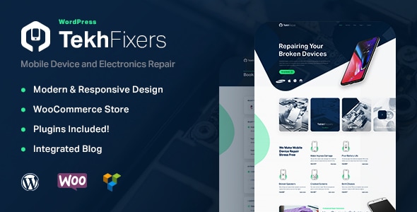 TekhFixers 1.1.3 - Mobile Device Repair WordPress Theme