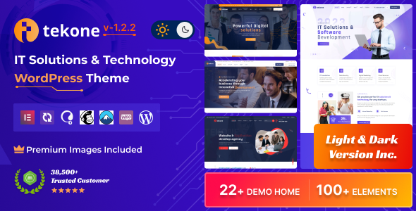 Tekone 1.2.0 - IT Solutions & Technology WordPress Theme