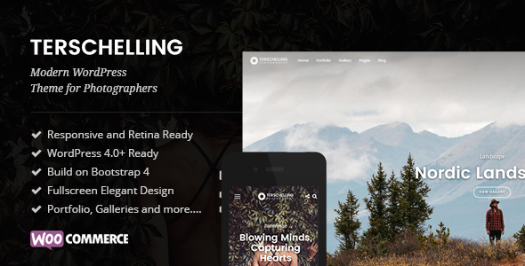 Terschelling 1.5 - Modern Photography WordPress Theme