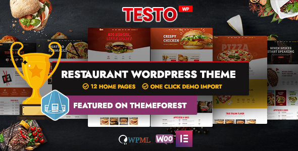 Testo 4.0 - Restaurant Caffe WordPress Theme