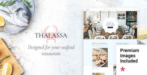 Thalassa 1.1.1 - Seafood Restaurant WordPress Theme