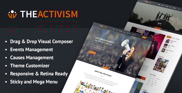 The 6.9 - Activism  Political Petition WordPress Theme