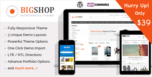 The Bigshop 5.3.2 - WooCommerce WordPress Theme