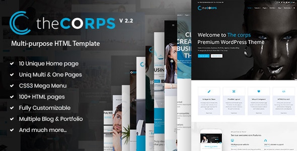 The Corps 2.2 - Multi-Purpose HTML5 Template
