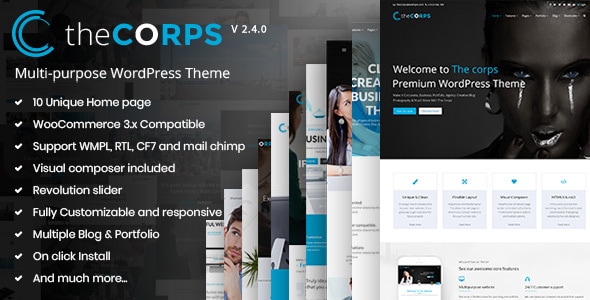 The Corps 2.4.0 - Multi-Purpose WordPress Theme