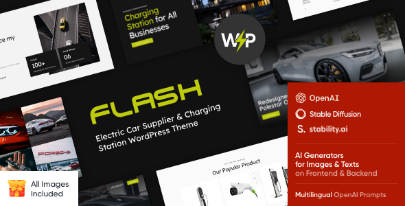 The Flash 06.05.2025 - Electric Vehicle & Car Station WordPress Theme