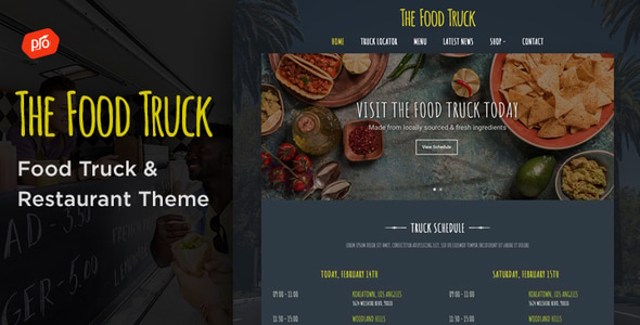 The Food Truck 4.1 - WordPress Theme