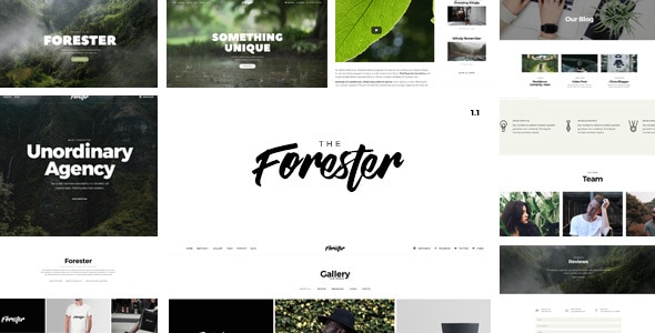 The Forester - Responsive Multipages and Onepage Multi-Purpose Joomla Template