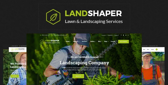 The Landshaper 2.7 - Gardening & Landscaping WordPress Theme