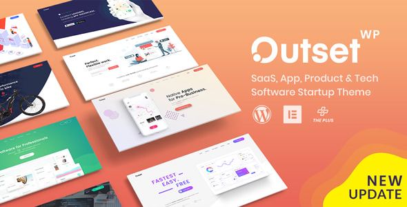 The Outset 1.2.0 - MultiPurpose WordPress Theme for Saas & Startup