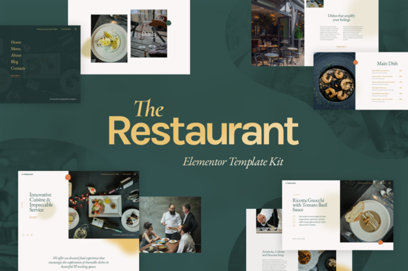 The Restaurant - Elementor Pro Template Kit