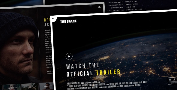 The Space 1.6.7 - Single Film Campaign WordPress Theme