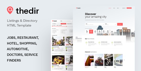 TheDir 1.0.4 - Listing & Directory HTML Template