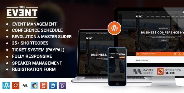 TheEvent  Event Management and Conference WordPress Theme