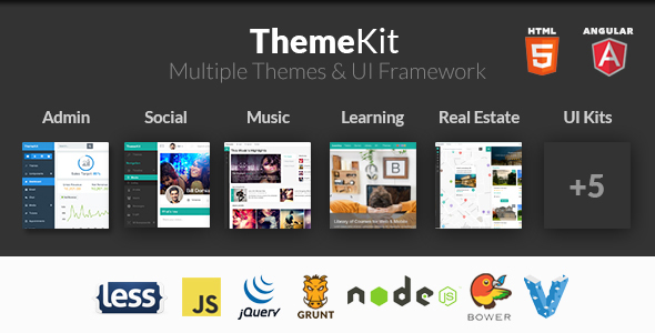 ThemeKit 4.0.0 Bootstrap Admin Theme Kit
