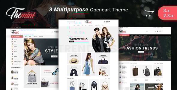Themini - Multipurpose Responsive Fashion Opencart 3.x Theme