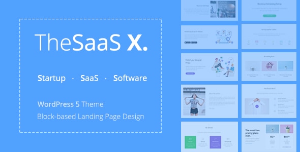 TheSaaS X 5.4 - Responsive SaaS Startup & Business WordPress Theme