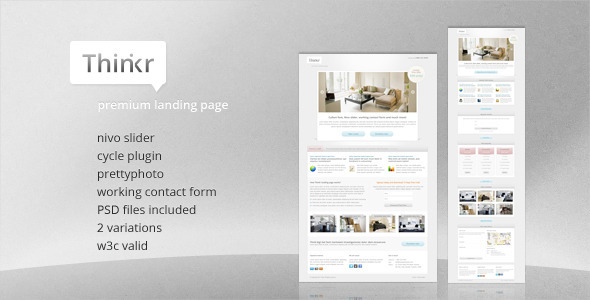 Thinkr Landing Page