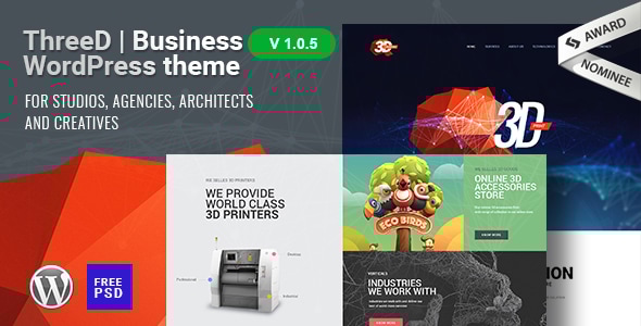 ThreeD 2.0.0 - WordPress Theme for Architects Studios & Agencies