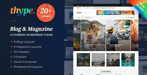 Thype 1.1.1 - Personal Blog Theme