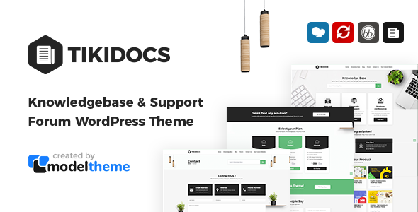 Tikidocs - Knowledgebase & Support Forum WordPress Theme  RTL