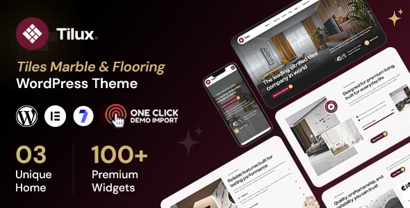 Tilux - Tiles Marble & Flooring WordPress Theme