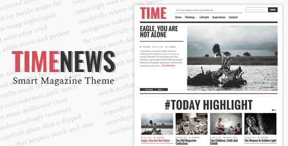 TimeNews 3.0 - Publisher Magazine Newspaper Theme
