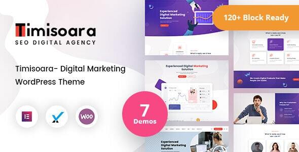 Timisoara 4.2 - Digital Marketing WordPress Theme  RTL