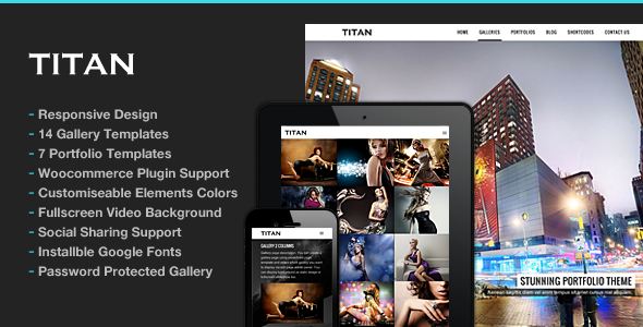 Titan 1.0 Photography WordPress