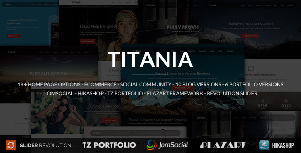 Titania 2.1 - Responsive Multipurpose Joomla Template