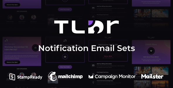TLDR - Notification Email Sets  Animated Icons