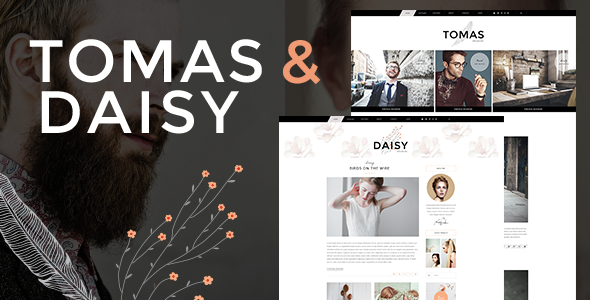 Tomas and Daisy 2.3 - Personal Blog WordPress Theme