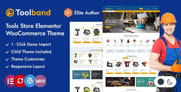Toolband 6.0 - Tools Store WordPress WooCommerce Theme