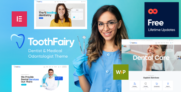 Tooth Fairy 1.21 - Dentist & Dental Clinic WordPress Theme