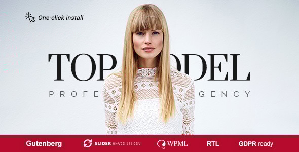 Top Model 1.3.0 - Agency and Fashion WordPress Theme