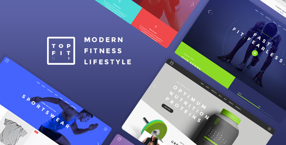 TopFit 2.0 - Fitness and Gym WordPress Theme