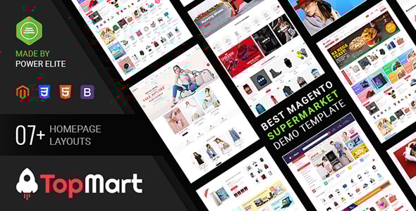 TopMart 2.3.2 - MultiPurpose Responsive Magento 2 Shopping Theme