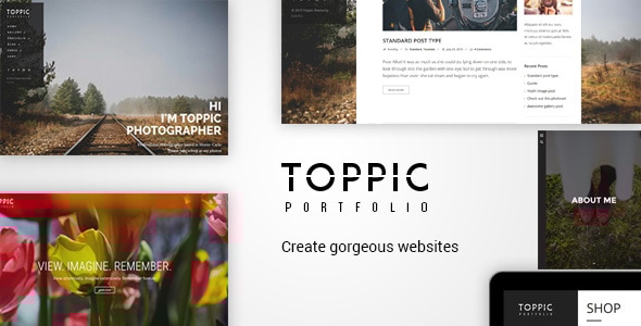 TopPic 4.3 - Portfolio Photography Theme