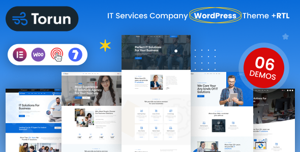 Torun 6.9 - IT Services Company WordPress Theme  RTL