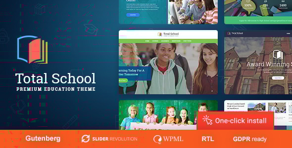 Total School 1.3.0 - LMS and Education WordPress Theme