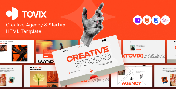 Tovix  Creative Agency HTML Template