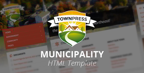 TownPress 4.6.3 - Municipality HTML Template