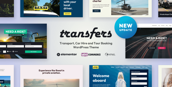 Transfers 6.8 - Transport and Car Hire WordPress Theme