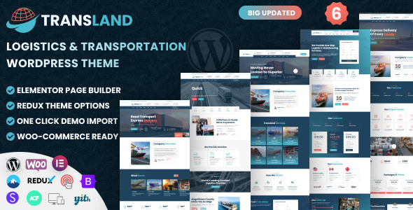 Transland 1.7.0 - Transport & Logistics WordPress Theme