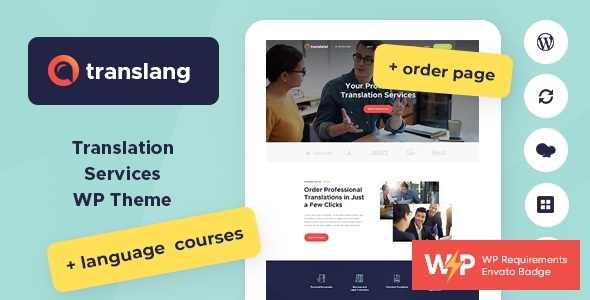 Translang 1.1.17 - Translation Services & Language Courses WordPress Theme