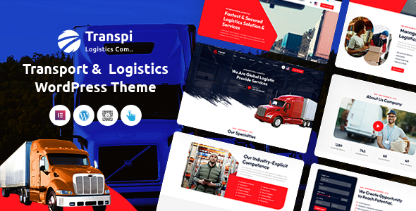 Transpi 1.0.7 - Logistics and Transportation WordPress Theme