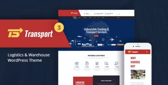 Transport 3 Logistic & Warehouse WordPress Theme
