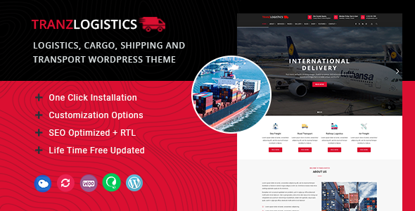 Tranzlogistics 3.0 - Logistics & Cargo Shipping WordPress Theme