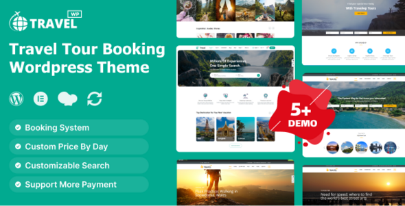 Travel 2.1.6 Tour Booking WordPress Theme